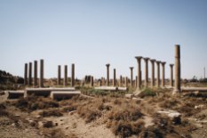 Photo: Shangyun Shen, the ruins of the colossal Corinthian columns of the basilica at Al–Ashmunayn that was once the famous Hermopolis Magna which probably date back to the first half of the first century.
